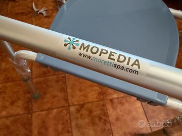 Mopedia, sedia vaso portatile per disabili