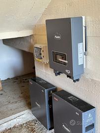 Impianto fotovoltaico 10kw kit accumulo litio 6kw