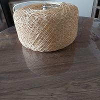 lampadario in vimini 