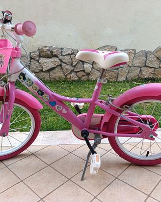 bicicletta da bambina raggio 16