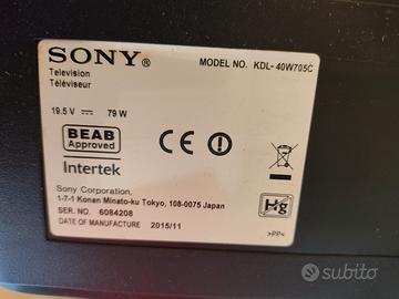 TV Sony 40 pollici