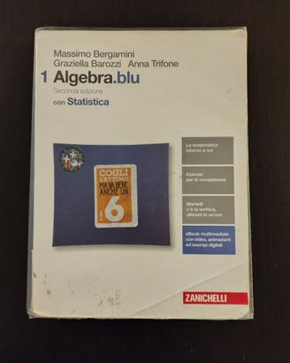 Algebra.blu con statistica. Vol. 1