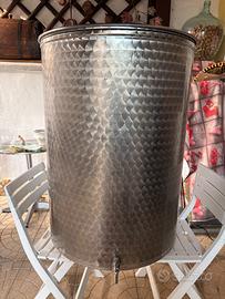 Contenitore acciaio inox per vino