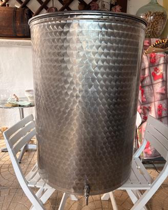 Contenitore acciaio inox per vino