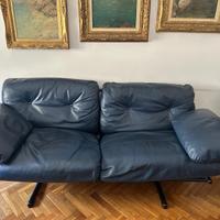 N.2 divani frau in pelle blu