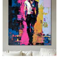 tela Michael Mey dipinta a mano