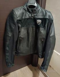 GIACCA MOTO IN PELLE DUCATI BY DAINESE DONNA