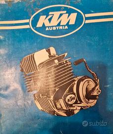 motore ktm 125 cross d'epoca 