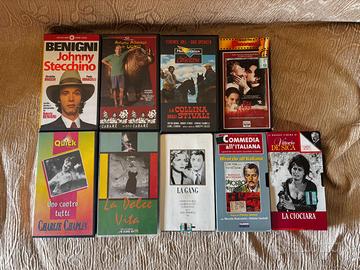 9 Videocassette VHS da collezione