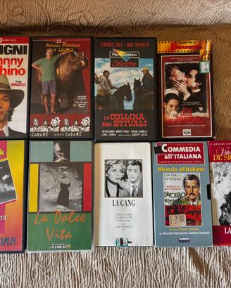 9 Videocassette VHS da collezione