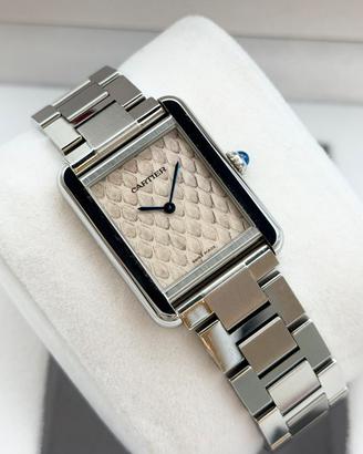 Cartier Tank Solo Pitone, Full set, Si Permute