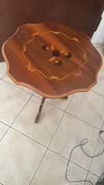 Tavolino legno rotondo