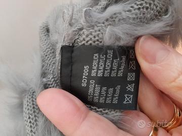 pelliccia Regina Schrecker poncho nuovo