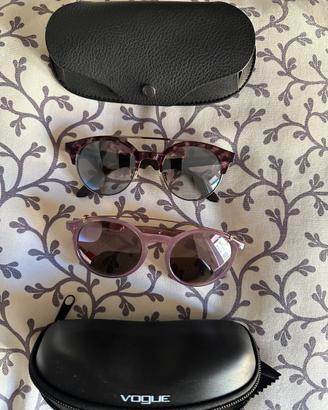 Occhiali da donna Vogue e Carrera