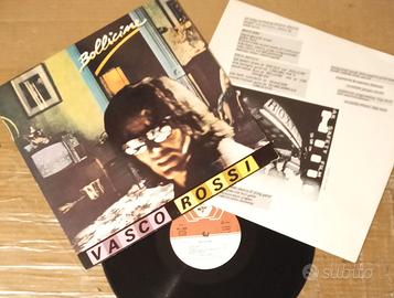 Vasco Rossi Bollicine Vinile Lp Svizzera 1983