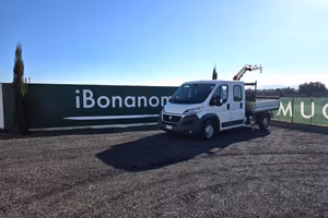 Fiat DUCATO cassone e grù 7 posti