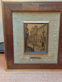 quadro in oro 18 ht 750