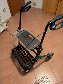 Deambulatore pieghevole per esterni