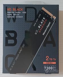 SSD NVMe WD Black SN850X 2TB