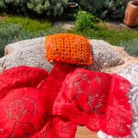 Cuscino foglie profumata di lavanda