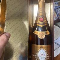 Bottiglia champagne Cristal Louis Roeder 1982