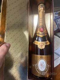 Bottiglia champagne Cristal Louis Roeder 1982