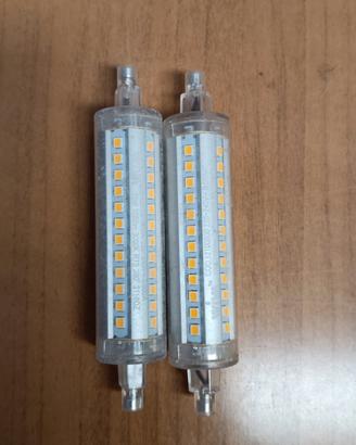 Set N2 lampadine Led R7S Wiva 10W 3000K luce calda
