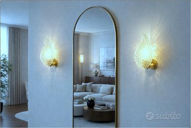 BAROVIER & TOSO - Coppia di lampade da parete '50