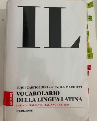 Vocabolario della lingua latina IL 