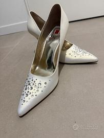 Scarpe da sposa Swarovski tg 38-39
