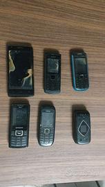 Lotto 6 Cellulari Vintage Non Testati