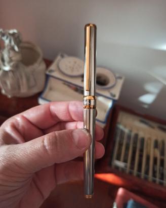 Penna stilografica Delta silver 