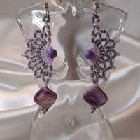 Orecchini vintage madreperla anni 90 pezzo.unico