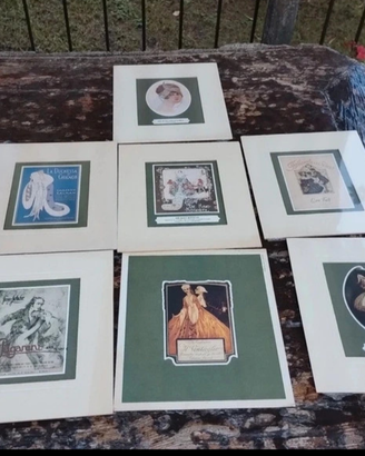 Stampe liberty art decò pz 5, una omaggio