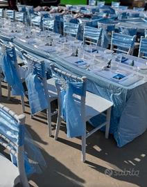 73 fiocchi azzurro cielo decorazione festa Frozen