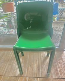 n.5 Sedie Vico Magistretti prod. Artemide anni 60