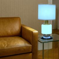 Lampada da tavolo STILNOVO - Opal Glass / Brass