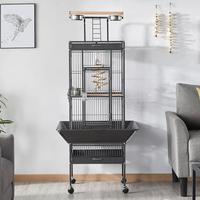 Gabbia voliera in metallo Yaheetech per uccelli