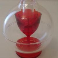 Dosa zucchero Guzzini rosso e trasparente nuovo