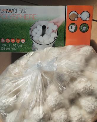 Palline per filtro piscina. nuove ed usate. 