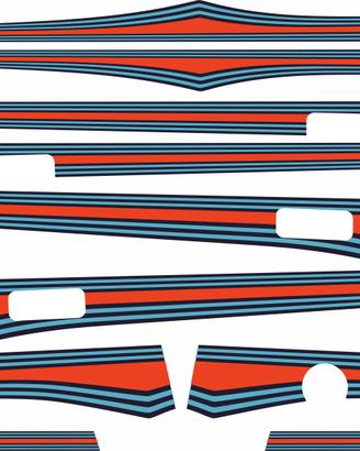 Kit adesivi Lancia Delta Martini 6