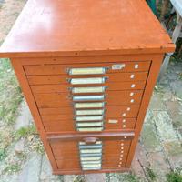 Cassettiera tipografia 