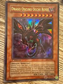 Drago Oscuro Occhi Rossi