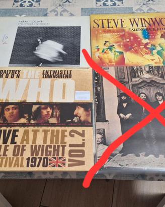 12)33 giri album Gruppi e artisti Rock anni 70"80"