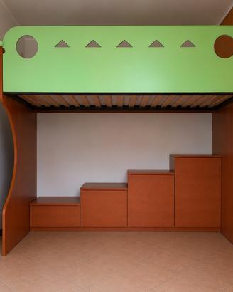 Letto a ponte camera bambini