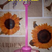 30 supporti stand rosa per Barbie