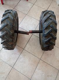 Coppia ruote motocoltivatore / motozappa 5.00-12 