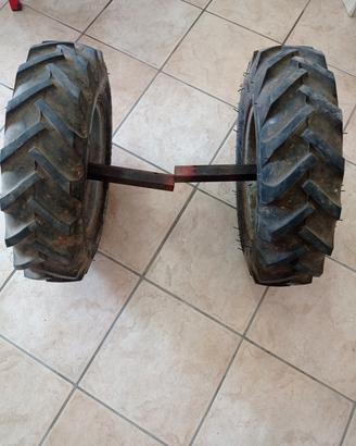 Coppia ruote motocoltivatore / motozappa 5.00-12 