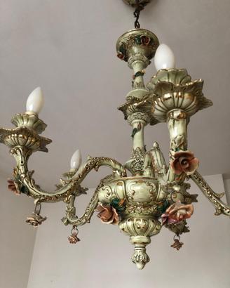 Lampadario ceramica di Bassano