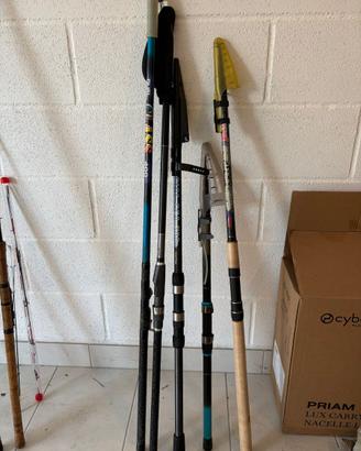 Lotto Canne da Pesca Mare/Lago